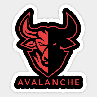 Avalanche  Crypto Cryptocurrency AVAX  coin token Sticker